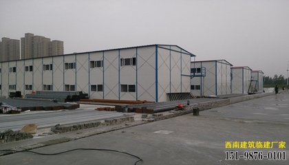 昆明安寧中鐵五局1000余方活動(dòng)板房順利完工